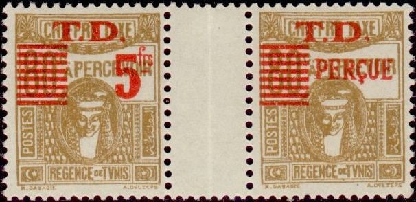 Stamp, Carthaginian goddess, Tunisia,  