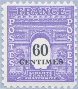 Stamp, Arc de Triomphe, France,  , Monuments, Buildings