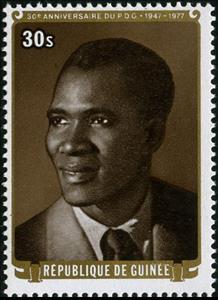 Stamp, 30th Anniversary of Democratic Party of Guinea, Guinea, Social Democratic Republic,  