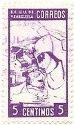 Stamp, Panoramic View of Venezuela, Venezuela,  