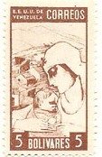 Stamp, Panoramic View of Venezuela, Venezuela,  