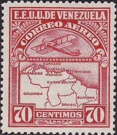 Airplane and map