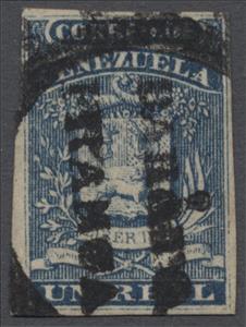 Stamp, Arms of Venezuela.1st edition, Venezuela,  