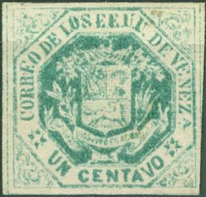Stamp, Arms of Venezuela, Venezuela,  