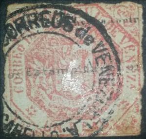 Stamp, Arms of Venezuela, Venezuela,  