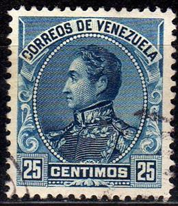Stamp, Effigy of Simón Bolívar, Venezuela,  