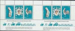 Mini Sheet, Mini Sheet with 2 x 516-18, Vanuatu,  
