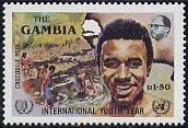 Stamp, Crocodile Pool, Gambia,  