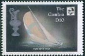 Stamp, Intrepid, 1967, Gambia,  , Sailing