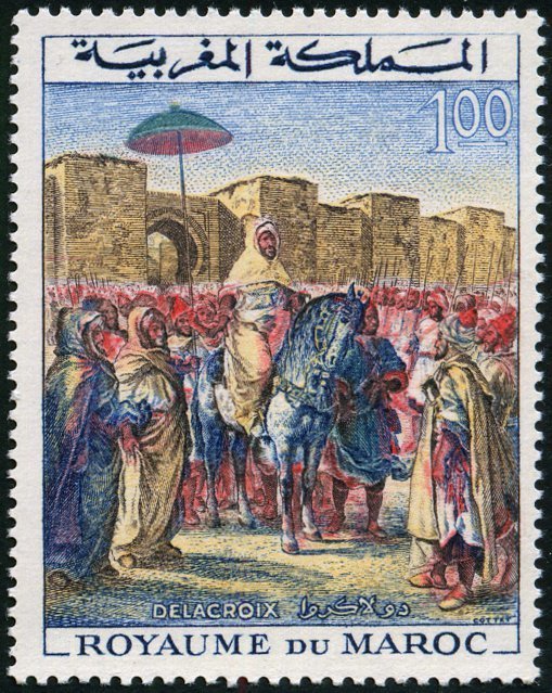 Moulay Abd-er-Rahman, by Delacroix