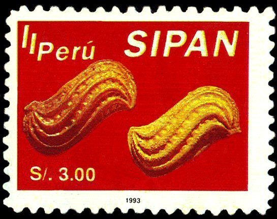 Sipan Artefacts - Peanut-shape beads