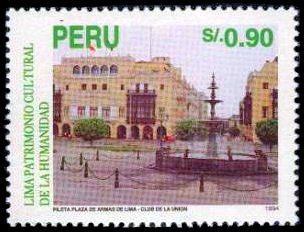 Union Club, Fountain, Plaza of Arms