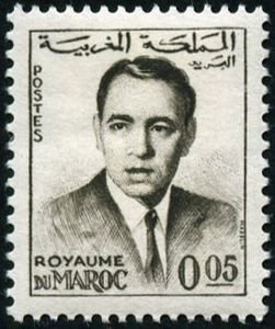 Stamp, King Hassan II, Morocco,  , Heads of State