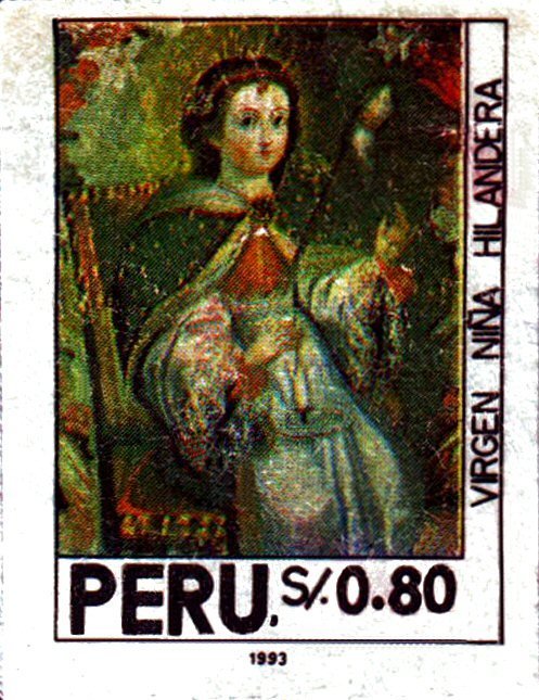 Virgin with a Spindle, by Urbina