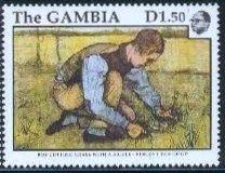 Boy Cutting Grass