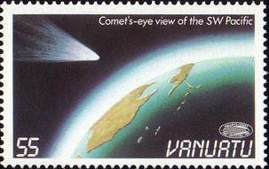 Earth, Comet Halley