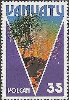 Stamp, Volcano, Vanuatu,  , Tourism