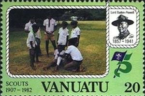 Stamp, First Aid, Vanuatu,  , Anniversaries and Jubilees