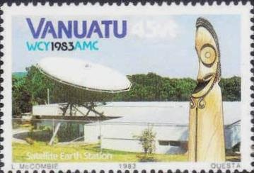 Stamp, Ground Wireless Point, Vanuatu,  , Communication