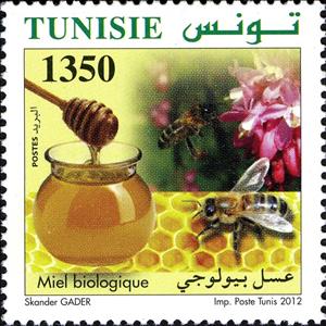 Stamp, The Honey, Tunisia,  , Bees, Candy