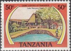 Stamp, Lake Manyara Hotel, Tanzania,  , Tourism