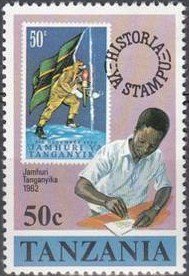 Stamp, Stamp of Tanganjika, stamp collector, Tanzania,  , Postal Services, Stamps, Stamp Collectors, Postal History