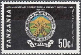 Badge of the Ngorongoro Park Administration