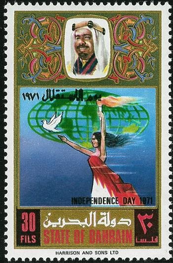 Symbols of freedom in front of globe