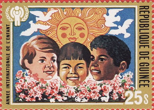 Children of different race