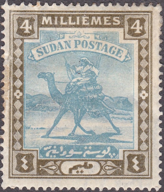 Postman with Dromedary (Camelus dromedarius)