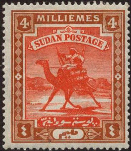 Postman with Dromedary (Camelus dromedarius)