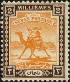 Postman with Dromedary (Camelus dromedarius)