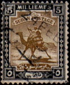 Postman with Dromedary (Camelus dromedarius)