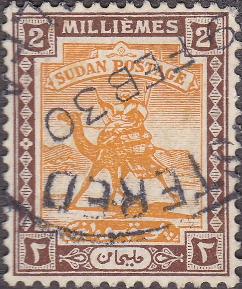 Postman with Dromedary (Camelus dromedarius)