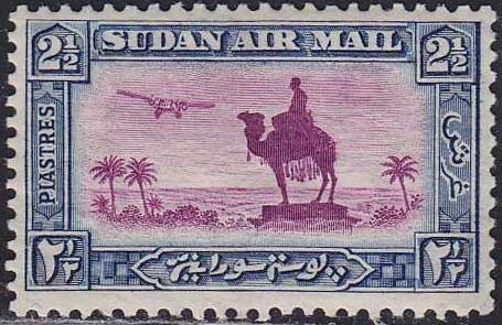 Stamp, Statue of Gen, Gordon, Sudan,  , Mammals, Camels, Animals (Fauna)
