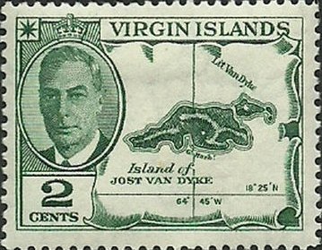 Map of Jost Van Dyke