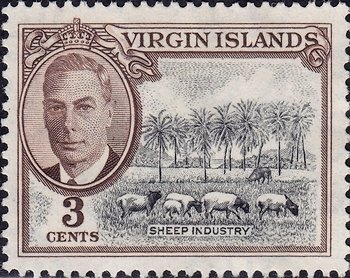 Stamp, Sheep, British Virgin Islands,  , Sheep