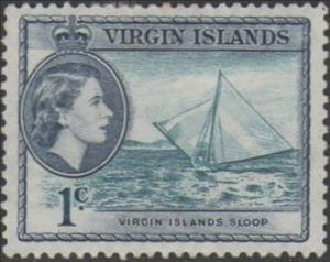Stamp, Sailing-boat, British Virgin Islands,  