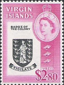 Stamp, Badge, British Virgin Islands,  