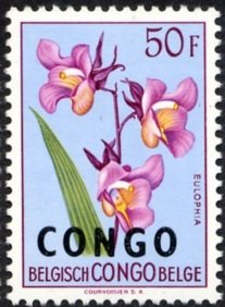 Belgian Congo BE C322 with overprint