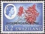 Stamp, Msinsi (flame tree), Swaziland,  