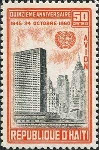 Stamp, UN Headquarter in New York, Haiti,  , U.N.O.