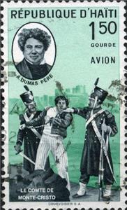 Stamp, The Count of Monte Cristo, Haiti,  