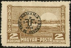 Stamp, Peasant woman - matt paper, Hungary (occupation, local issues),  