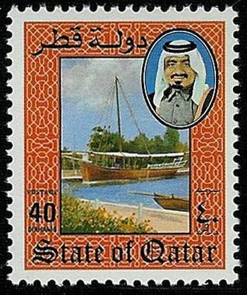 Historical dhow in the harbor