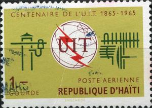 Stamp, Emblem of UIT, Haiti,  