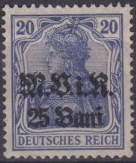 overprint on "Germania"