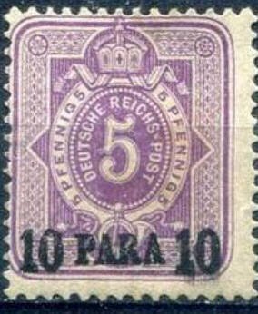 overprint on Reichpost