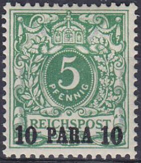 overprint on Reichpost