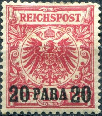 overprint on Reichpost